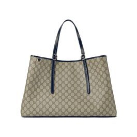 Bora Pari all'originale replica tote oversize Gucci GG Emblem Series 815212 Nero