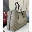 Bora Pari all'originale replica tote oversize Gucci GG Emblem Series 815212 Nero