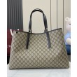 Bora Pari all'originale replica tote oversize Gucci GG Emblem Series 815212 Nero