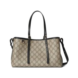 Borsa tote piccola Gucci GG Emblem 815214 Nero