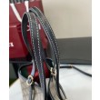 Borsa tote piccola Gucci GG Emblem 815214 Nero