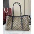 Borsa tote piccola Gucci GG Emblem 815214 Nero