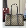 Borsa tote piccola Gucci GG Emblem 815214 Nero