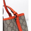 Gucci Borsa tote piccola GG Emblem 815214 Arancione