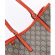 Gucci Borsa tote piccola GG Emblem 815214 Arancione