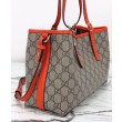 Gucci Borsa tote piccola GG Emblem 815214 Arancione