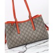 Gucci Borsa tote piccola GG Emblem 815214 Arancione
