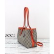 Gucci Borsa tote piccola GG Emblem 815214 Arancione