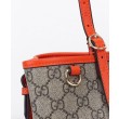 Gucci Borsa tote piccola GG Emblem 815214 Arancione