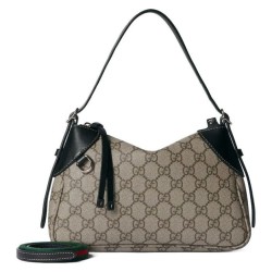 Replica qualità specchio Borse Imitazioni a tracolla Gucci GG Emblem Piccola 815218 Marrone