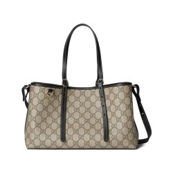 Borsa tote piccola Gucci GG Emblem 815214 Nero