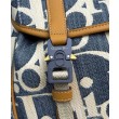 Zaino Dior Hit the Road Dior Oblique denim jacquard Blu
