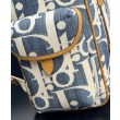 Zaino Dior Hit the Road Dior Oblique denim jacquard Blu