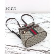 Zaino piccolo Gucci Ophidia 836854 Caffè scuro