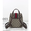 Zaino piccolo Gucci Ophidia 836854 Caffè scuro