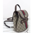 Zaino piccolo Gucci Ophidia 836854 Caffè scuro