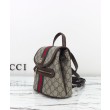 Zaino piccolo Gucci Ophidia 836854 Caffè scuro