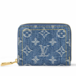 Alta gamma replica Dettagli perfetti LV Zippy Coin Purse Monogram Denim M82957