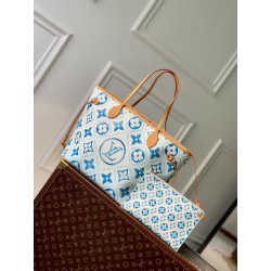 Louis Borsa Vuitton Neverfull MM Monogram Tiles Canvas M11263