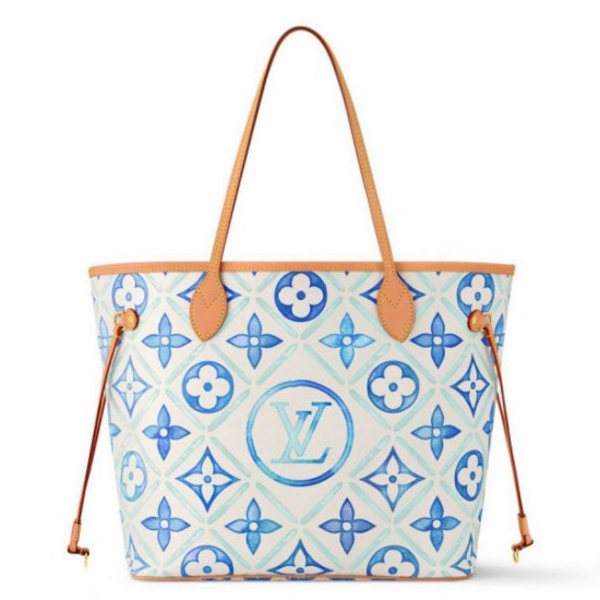 Louis Borsa Vuitton Neverfull MM Monogram Tiles Canvas M11263