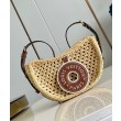 LV Croissant MM Borse Imitazioni Raffia Naturale M24811