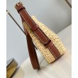 LV Croissant MM Borse Imitazioni Raffia Naturale M24811
