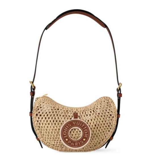LV Croissant MM Borse Imitazioni Raffia Naturale M24811