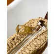 LV Croissant MM Borse Imitazioni Raffia Naturale M24811