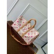 LV Keepall Bandouliere 45 Borsa Monogram Tiles Tela M11251