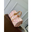 LV Keepall Bandouliere 45 Borsa Monogram Tiles Tela M11251