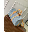LV Keepall Bandouliere 50 Borse Replica Damier Denim 3D Tela N40739 LV Keepall Bandouliere 50 Borse Replica Damier Denim 3D Tela N40739