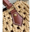LV Nano Speedy Bora Pari all'originale replica Raffia Naturale M83525