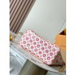LV Neverfull MM Borsa Monogram Tiles Tela M25317