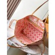 LV Neverfull MM Borsa Monogram Tiles Tela M25317