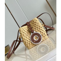 LV Noe Purse Borsa Raffia Naturale M83521