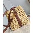 LV Noe Purse Borsa Raffia Naturale M83521