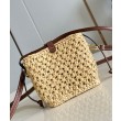 LV Noe Purse Borsa Raffia Naturale M83521