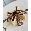 LV Noe Purse Borsa Raffia Naturale M83521