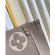 LV OnTheGo MM Borse Replica Bicolor Empreinte M45494