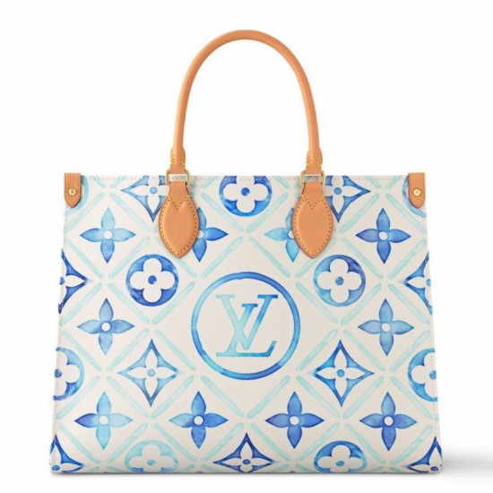 LV OnTheGo MM Borsa Monogram Tiles Tela M11262