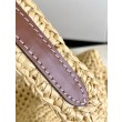 LV OnTheGo MM Borsa Raffia Naturale M24723