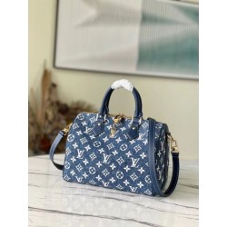 LV Speedy Bandouliere 25 Borsa Monogram Denim M59609