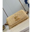 LV Twist West Borse Replica Raffia Naturale M25030
