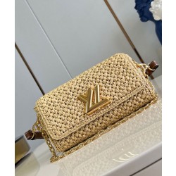 LV Twist West Borse Replica Raffia Naturale M25030