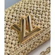 LV Twist West Borse Replica Raffia Naturale M25030