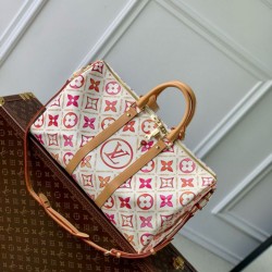 Louis Vuitton Keepall Bandouliere 45 Borsa Monogram Tiles Tela M11251 Replica qualità specchio Replica Perfette Louis Vuitton Keepall Bandouliere 45 Borsa Monogram Tiles Tela M11251 imitazioni