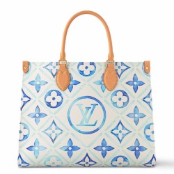Replica Perfette Louis Vuitton OnTheGo MM Borsa Monogram Tiles Tela M11262 imitazioni