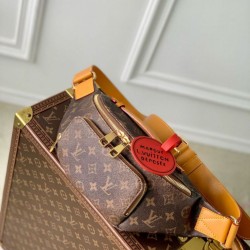 LV Rush BumBorsa Borsa Monogram Dust Tela M11539 Replica qualità specchio Replica Perfette LV Rush BumBorsa Borsa Monogram Dust Tela M11539 imitazioni