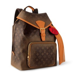 Replica Perfette Zaino Louis Vuitton Montsouris Monogram Dust Tela M11540 imitazioni