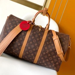 Replica Perfette Borsa Louis Vuitton Keepall Bandouliere 50 Tela Monogram Dust M11541 imitazioni